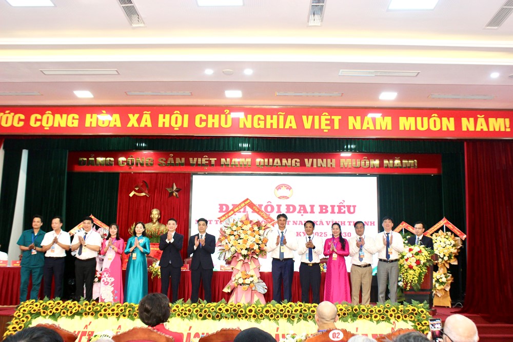 Đại hội đại biểu Mặt trận Tổ quốc xã Vĩnh Thanh nhiệm kỳ 2025-2030 thành công tốt đẹp - ảnh 8