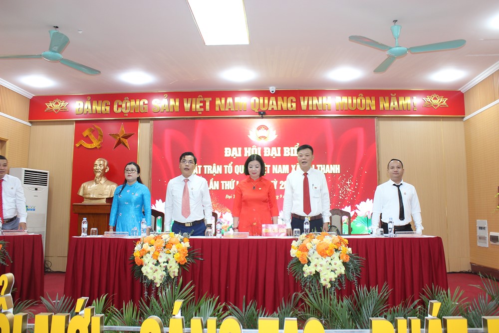 130 đại biểu dự Đại hội đại biểu MTTQ xã Đại Thanh lần thứ I, nhiệm kỳ 2025-2030 - ảnh 1