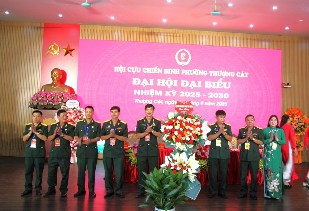 Phường Thượng Cát tổ chức thành công Đại hội đại biểu Hội Cựu chiến binh phường lần thứ Nhất - ảnh 4