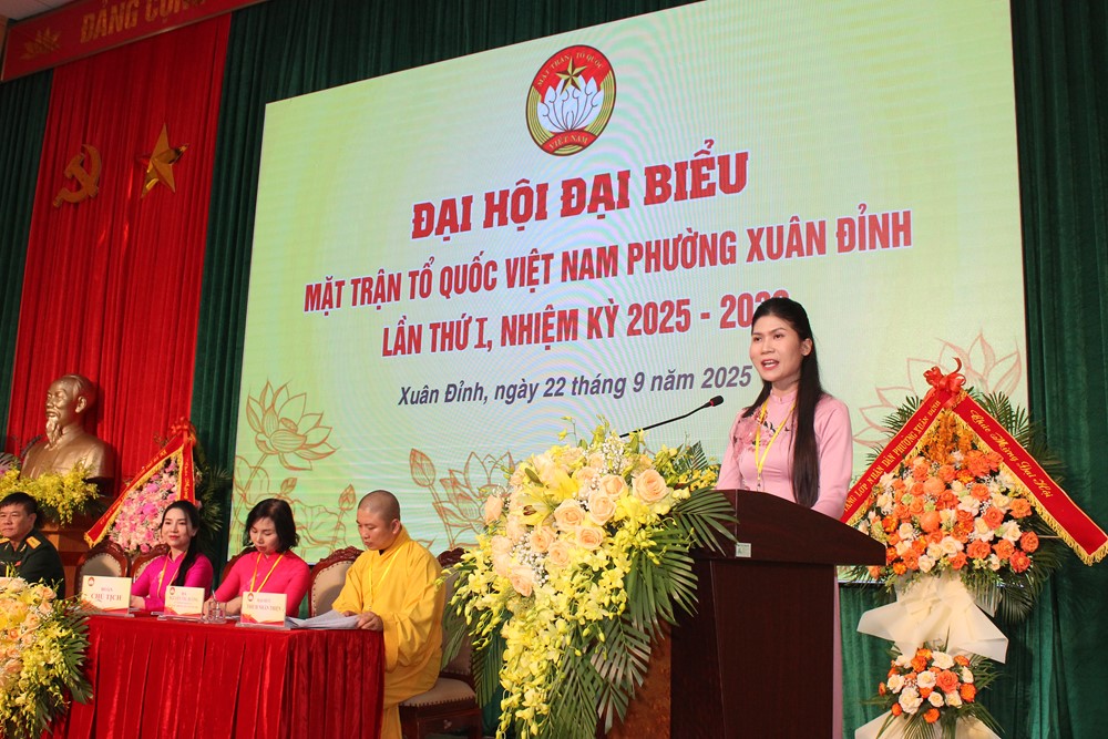 Đồng chí Nguyễn Thu Hương giữ chức Chủ tịch Uỷ ban MTTQ phường Xuân Đỉnh - ảnh 8
