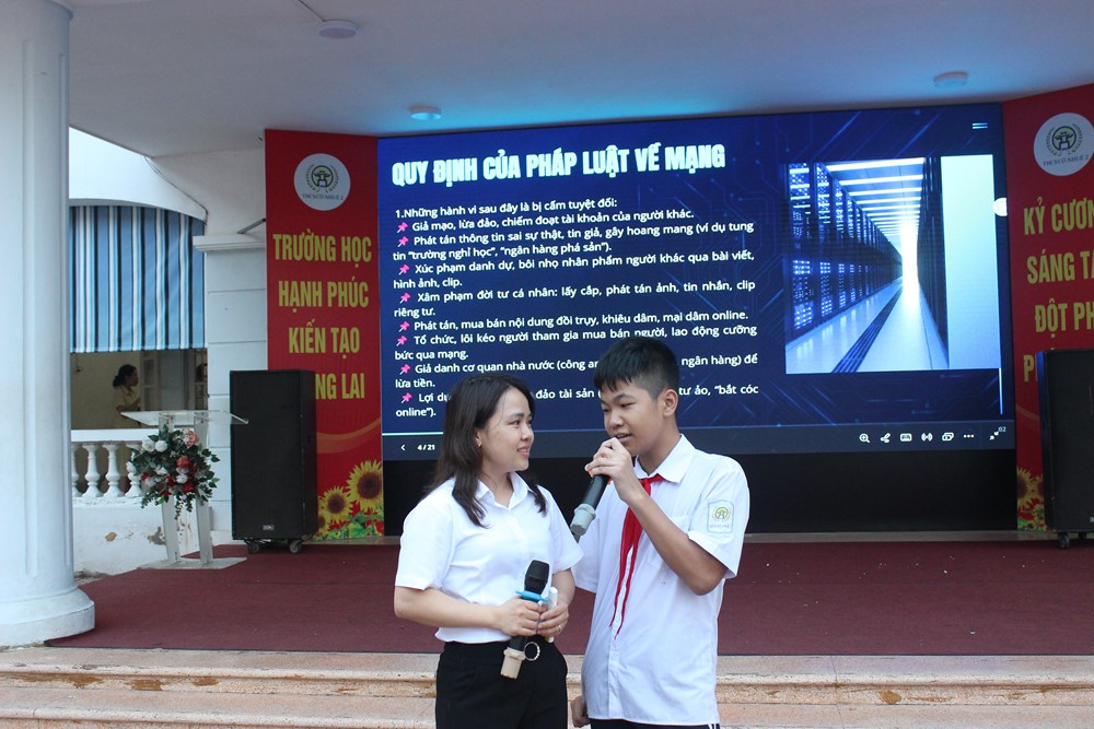 Gần 1.200 học sinh được tuyên truyền Luật An ninh mạng - ảnh 2
