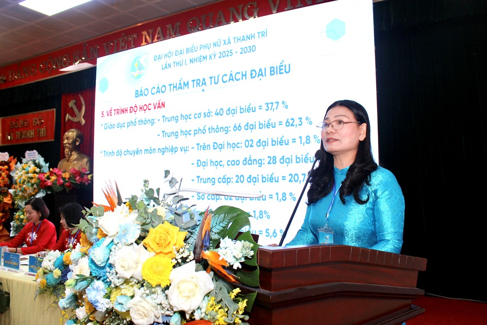 Đồng chí An Thị Bích Phượng giữ chức Chủ tịch Hội LHPN xã Thanh Trì nhiệm kỳ 2025-2030 - ảnh 7