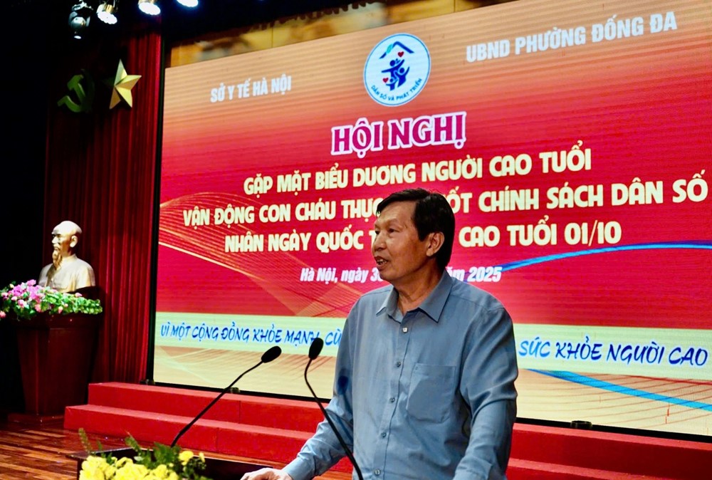 Hà Nội: Gặp mặt, biểu dương người cao tuổi nhân Ngày Quốc tế Người cao tuổi 1/10 - ảnh 1
