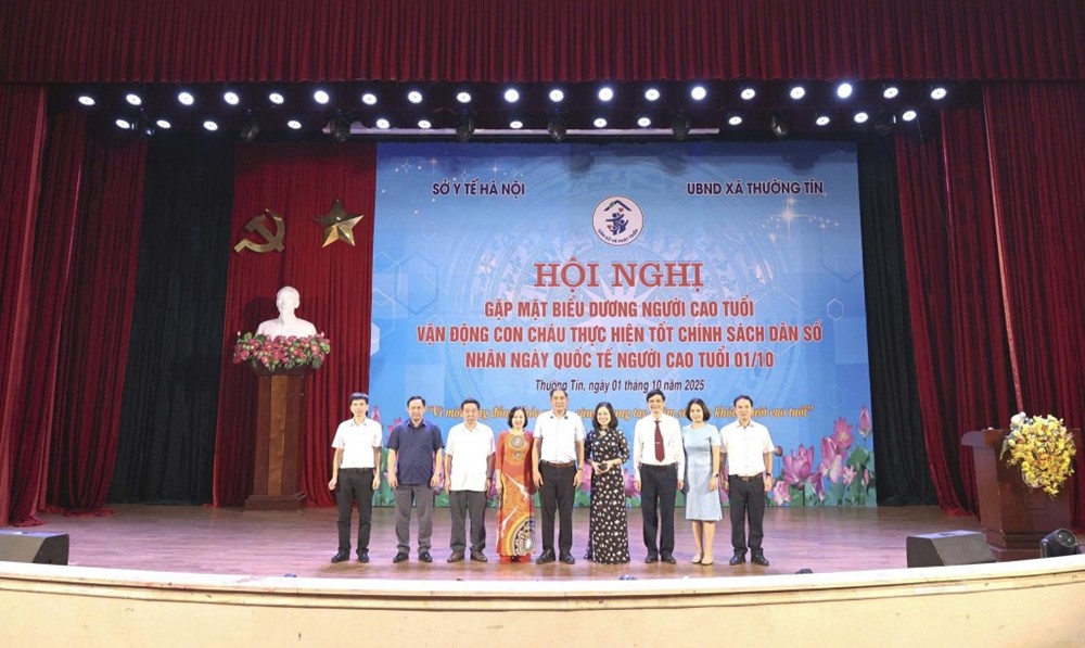 Xã Thường Tín: Biểu dương 100 người cao tuổi tiêu biểu, gương mẫu - ảnh 1