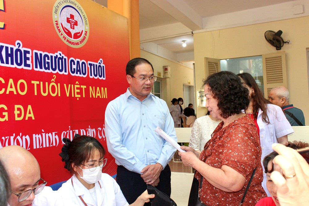 Phường Đống Đa nâng cao chất lượng chăm sóc sức khỏe người cao tuổi - ảnh 3