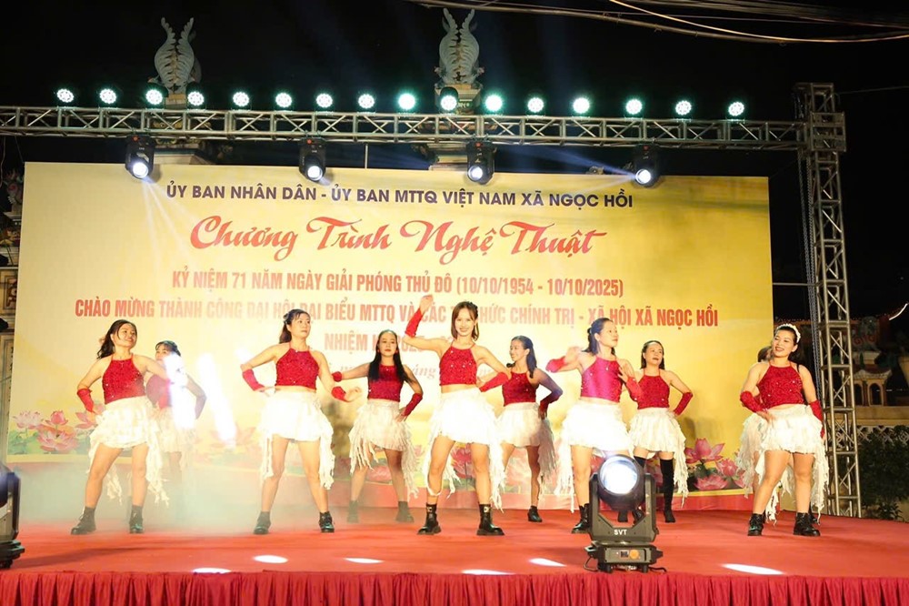 Xã Ngọc Hồi: Sôi nổi chương trình nghệ thuật chào mừng 71 năm Ngày Giải phóng Thủ đô  - ảnh 10