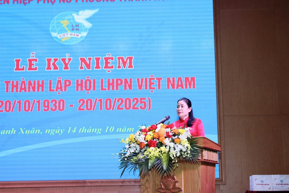 Hội LHPN phường Thanh Xuân kỷ niệm 95 năm ngày thành lập Hội Liên hiệp Phụ nữ Việt Nam 20/10 - ảnh 8