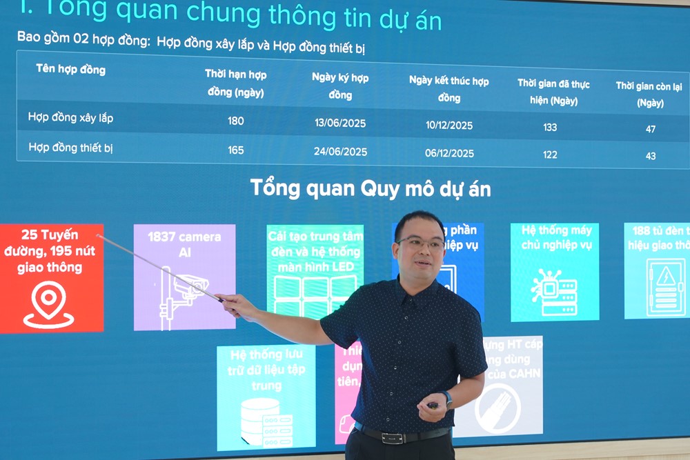 Hà Nội: Kiểm đếm tiến độ Dự án cải tạo, nâng cấp Trung tâm điều khiển giao thông và thiết bị ngoại vi  - ảnh 3