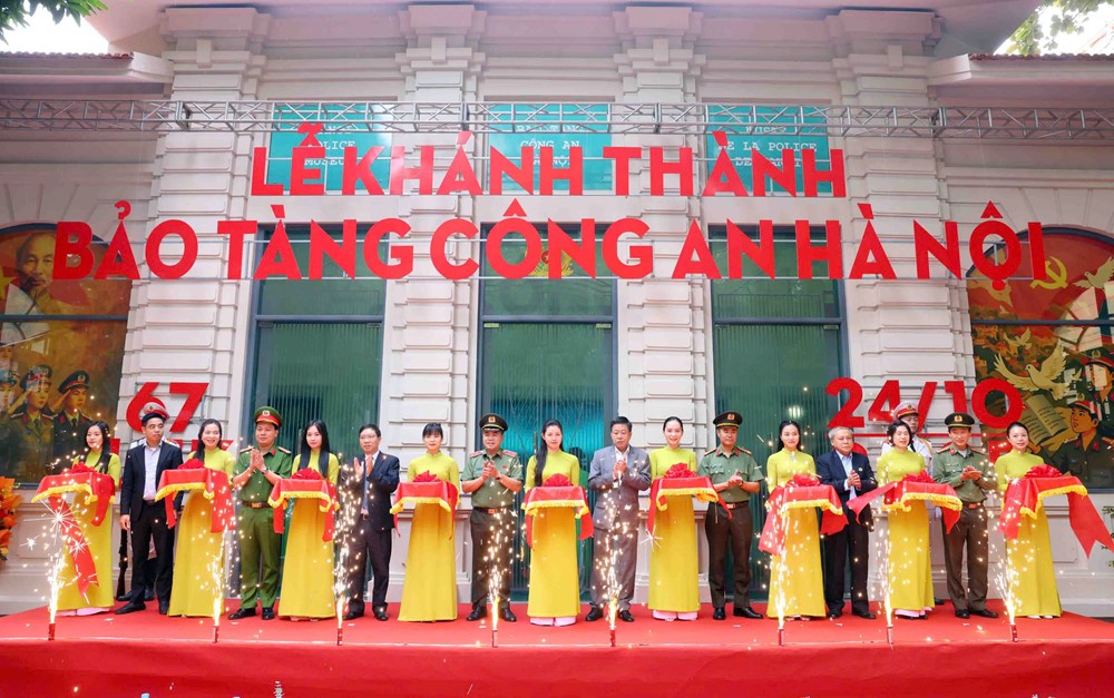 Khánh thành dự án cải tạo, nâng cấp Bảo tàng Công an Hà Nội - ảnh 3
