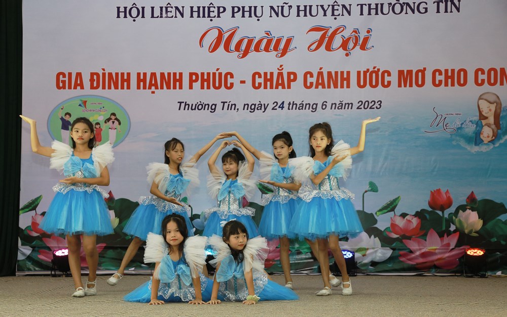 Hội LHPN huyện Thường Tín tổ chức chương trình Ngày hội Gia đình - chắp cánh ước mơ cho con năm 2023 - ảnh 6