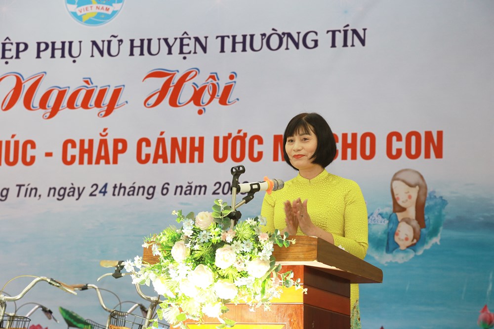 Hội LHPN huyện Thường Tín tổ chức chương trình Ngày hội Gia đình - chắp cánh ước mơ cho con năm 2023 - ảnh 1