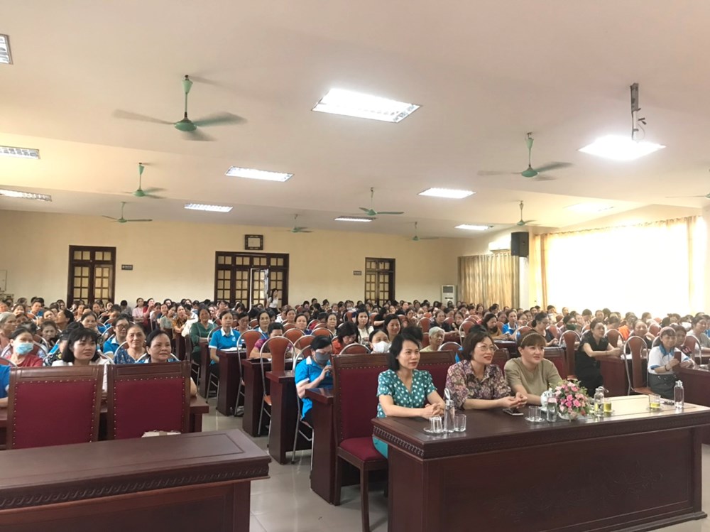 Hội LHPN huyện Thanh Trì khai mạc lớp bồi dưỡng nghiệp vụ công tác Hội - ảnh 1