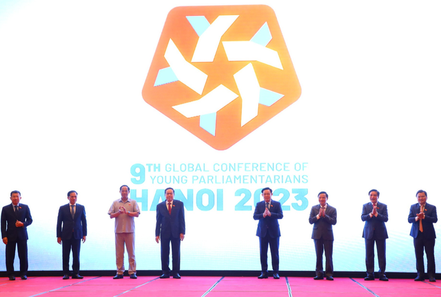 Công bố logo, bộ nhận diện Hội nghị Nghị sĩ trẻ toàn cầu lần thứ 9 - Ảnh 1.