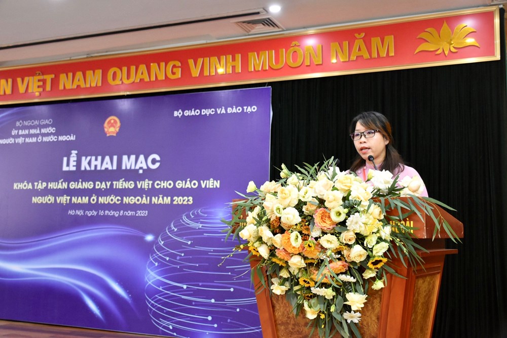 Khai mạc khóa tập huấn cho giáo viên dạy tiếng Việt ở nước ngoài - ảnh 2