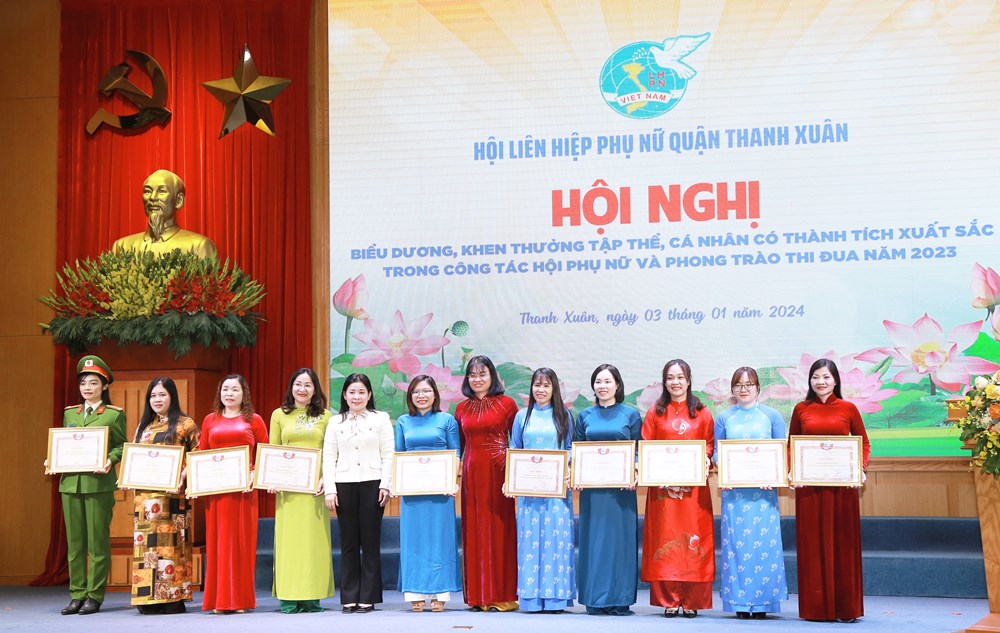 Hội LHPN quận Thanh Xuân hoàn thành xuất sắc các nhiệm vụ trọng tâm công tác năm 2023 - ảnh 3