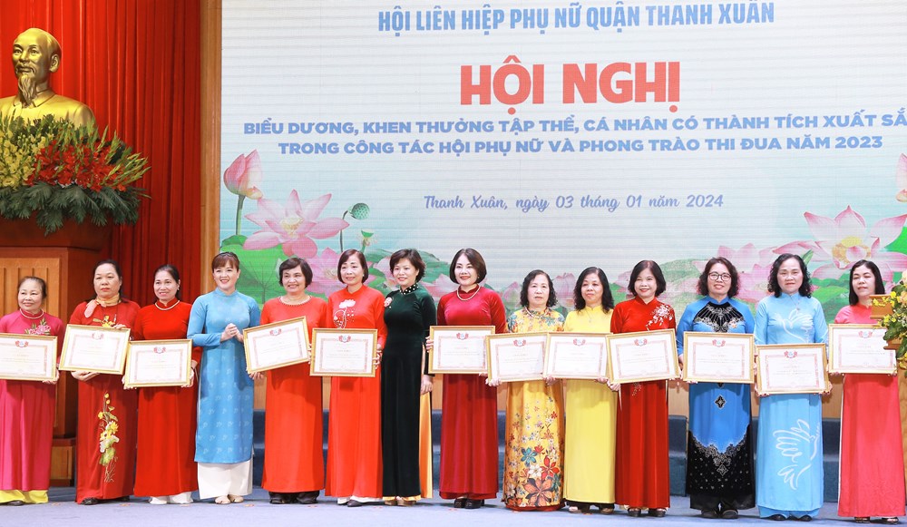 Hội LHPN quận Thanh Xuân hoàn thành xuất sắc các nhiệm vụ trọng tâm công tác năm 2023 - ảnh 4