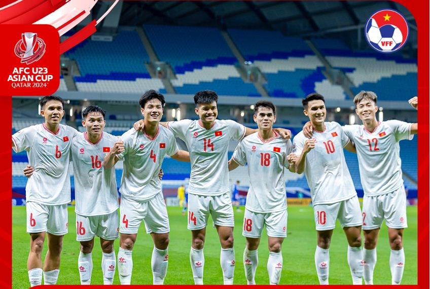 VCK U23 châu Á 2024: Việt Nam thắng trận mở màn, dẫn đầu bảng D - ảnh 1