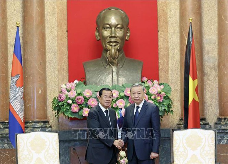 Chủ tịch nước Tô Lâm: Thúc đẩy quan hệ Việt Nam-Campuchia ngày càng đi vào chiều sâu- Ảnh 1.