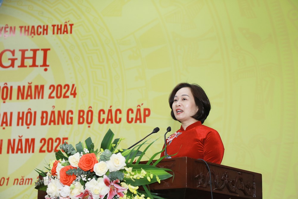 Hội LHPN huyện Thạch Thất: Hoàn thành xuất sắc nhiệm vụ năm 2024, khởi động mục tiêu 2025 - ảnh 2