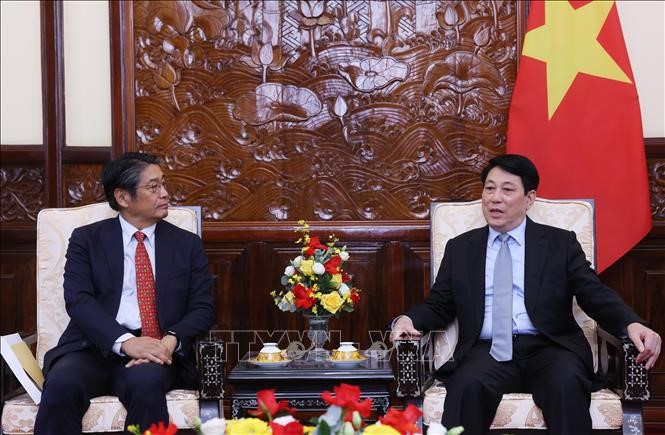 Chủ tịch nước Lương Cường tiếp Đại sứ Nhật Bản - ảnh 2
