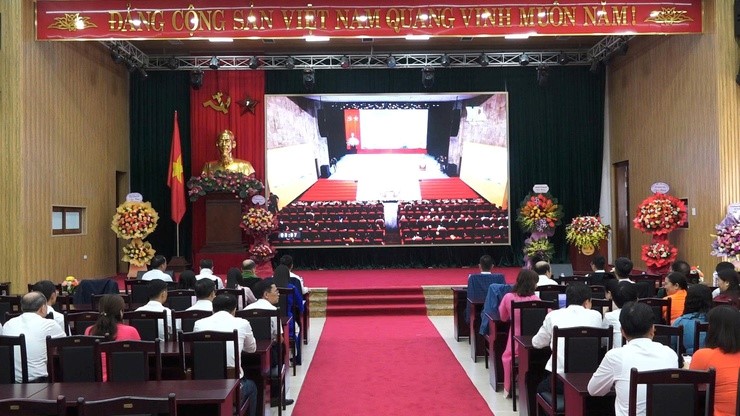 Xã Thanh Oai dự Lễ công bố sắp xếp đơn vị hành chính cấp xã - ảnh 1