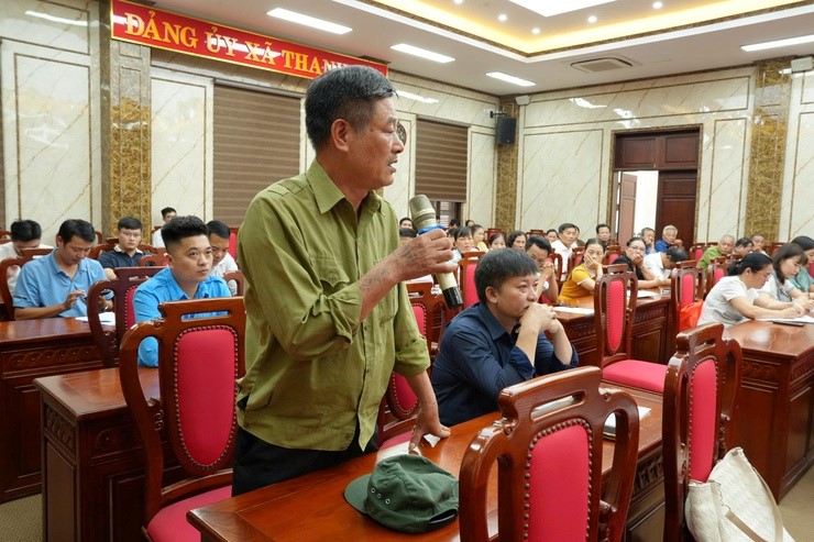 Xã Thanh Oai: Gặp mặt trao đổi với đội ngũ cán bộ không chuyên trách sau sắp xếp đơn vị hành chính - ảnh 5