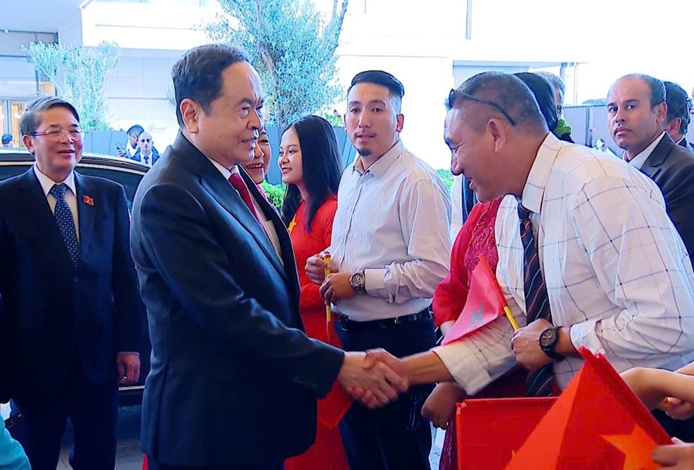 Chủ tịch Quốc hội Trần Thanh Mẫn và Phu nhân bắt đầu chuyến thăm chính thức Vương quốc Morocco - ảnh 4