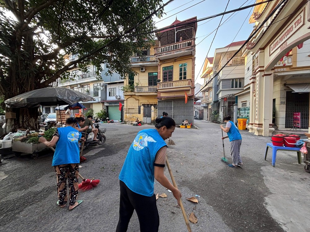 Đan Phượng – Liên Minh đồng loạt ra quân tổng vệ sinh môi trường - ảnh 17