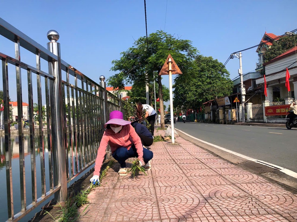 Đan Phượng – Liên Minh đồng loạt ra quân tổng vệ sinh môi trường - ảnh 6
