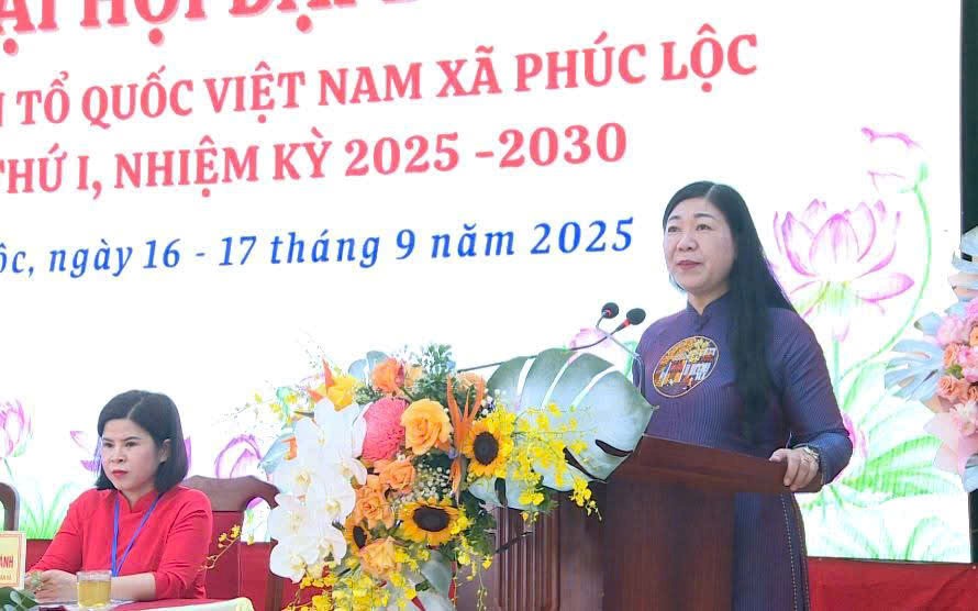 Đại hội MTTQ xã Phúc Lộc nhiệm kỳ 2025-2030: Khẳng định vai trò nòng cốt trong thời kỳ đổi mới - ảnh 3