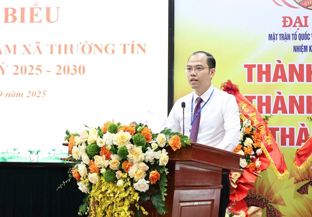 Đại hội đại biểu Uỷ ban Mặt trận Tổ quốc xã Thường Tín thành công tốt đẹp - ảnh 3