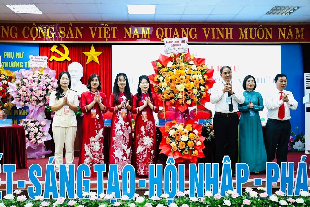 Đại hội Đại biểu Hội LHPN xã Thường Tín: Nâng cao vị thế phụ nữ, kiến tạo tương lai - ảnh 6