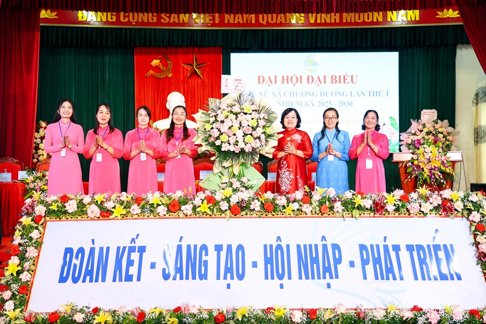Đại hội phụ nữ xã Chương Dương nhiệm kỳ 2025 - 2030: Đoàn kết - Sáng tạo - Hội nhập - Phát triển - ảnh 2