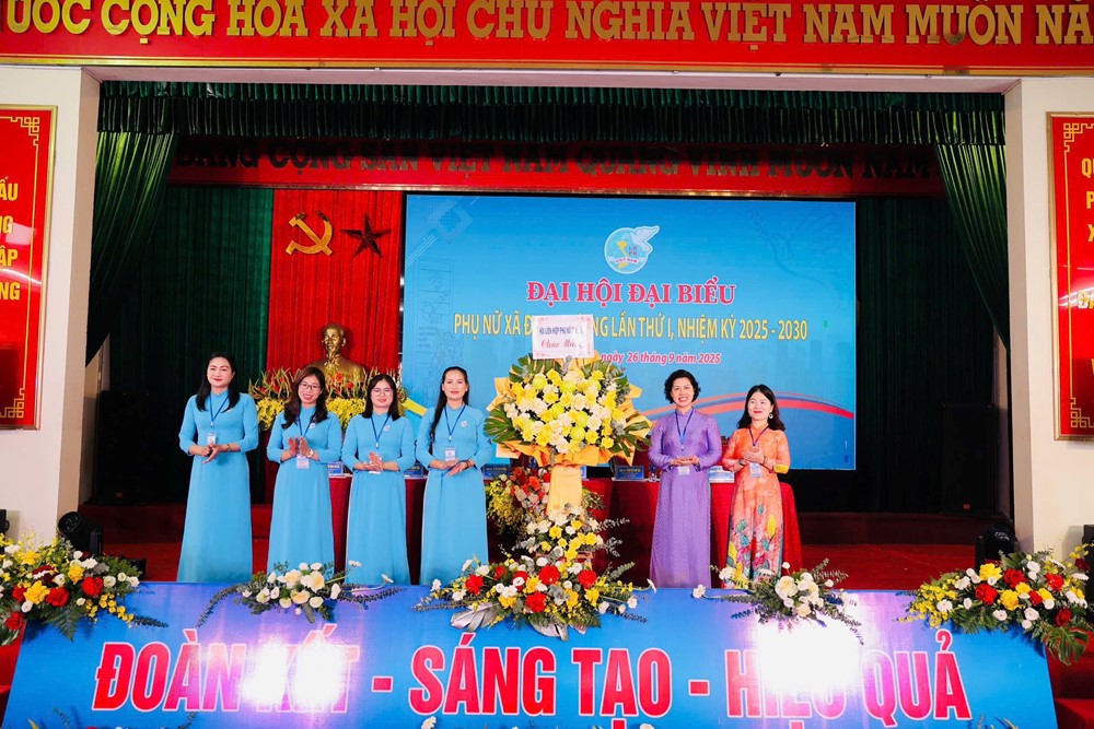 Đại hội phụ nữ xã Đan Phượng nhiệm kỳ 2025 - 2030 thành công tốt đẹp - ảnh 2