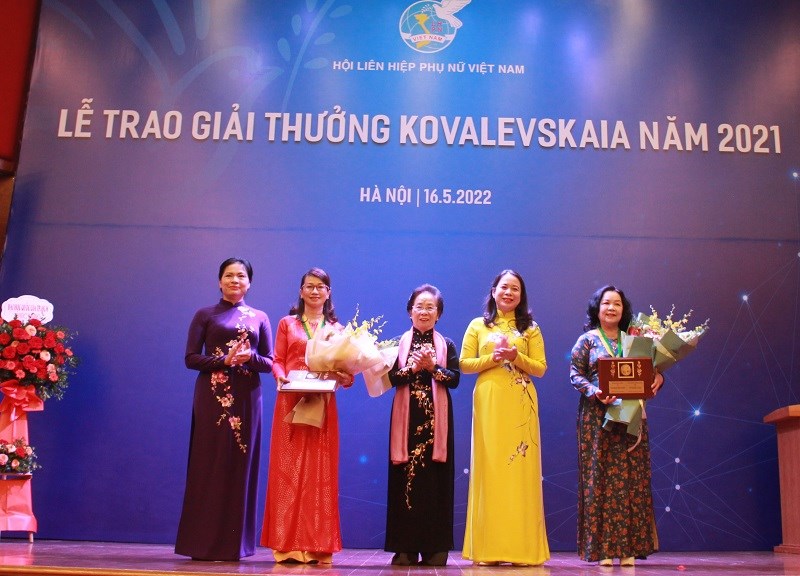 Hội LHPN Việt Nam: Trao Giải thưởng Kovalevskaia năm 2021 cho 2 nhà khoa học nữ xuất sắc - ảnh 1