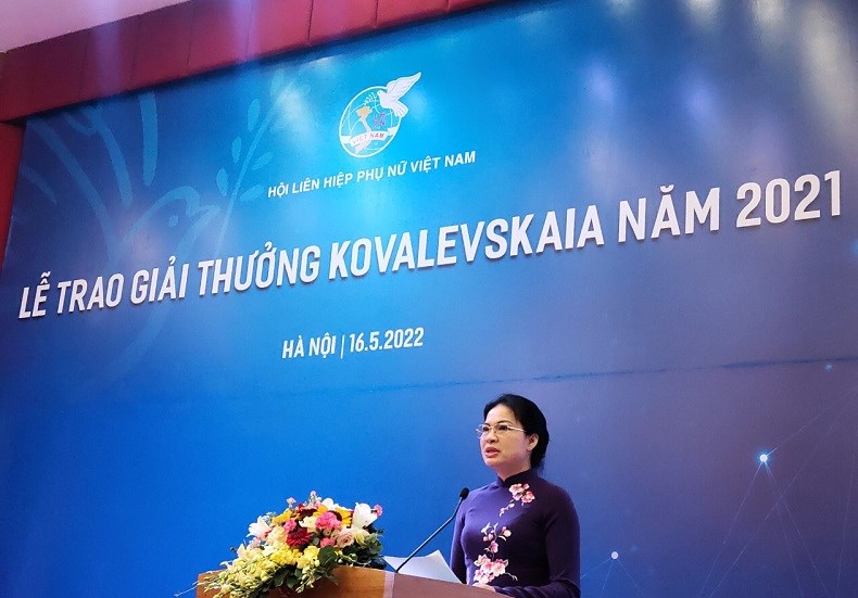 Hội LHPN Việt Nam: Trao Giải thưởng Kovalevskaia năm 2021 cho 2 nhà khoa học nữ xuất sắc - ảnh 3