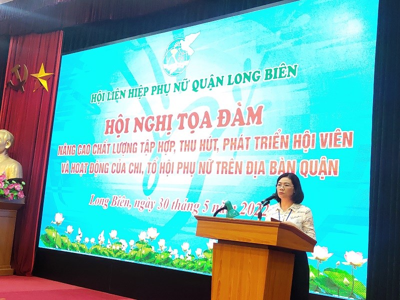 Hội LHPN quận Long Biên: Nhân rộng mô hình tập hợp thu hút hội viên tham gia tổ chức Hội - ảnh 3