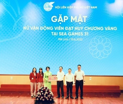 Hội LHPN Việt Nam: Gặp mặt 58 nữ vận động viên đạt Huy chương Vàng tại Sea Games 31 - ảnh 2