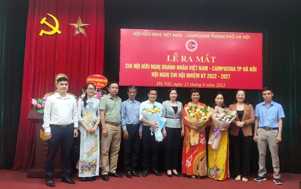 Ra mắt chi hội hữu nghị doanh nhân Việt Nam – Campuchia thành phố Hà Nội - ảnh 1