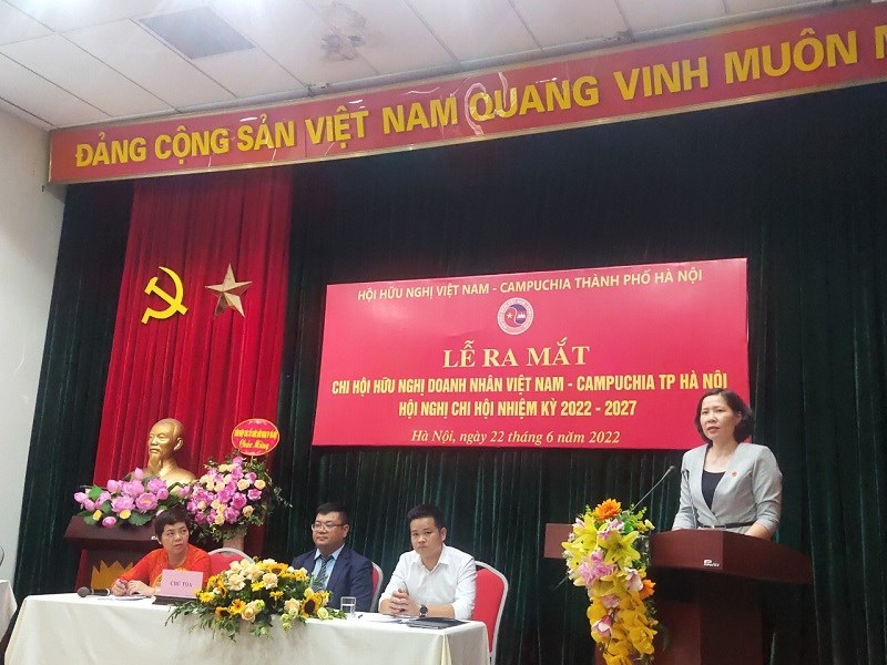 Ra mắt chi hội hữu nghị doanh nhân Việt Nam – Campuchia thành phố Hà Nội - ảnh 2
