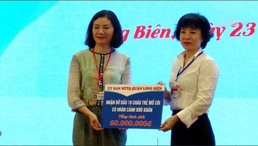 Hội LHPN quận Long Biên: Phát huy tinh thần nhân văn, tấm lòng nhân hậu của phụ nữ Việt Nam - ảnh 3