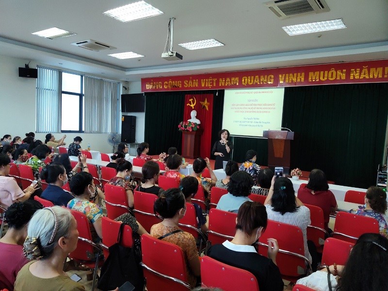 Hội LHPN quận Ba Đình: Tập huấn nghiệp vụ công tác Hội năm 2022 - ảnh 2
