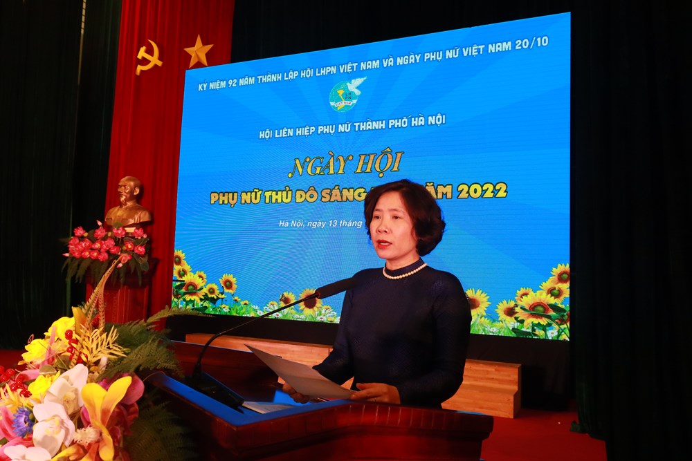Hội LHPN Hà Nội: Tôn vinh 10 Phụ nữ Thủ đô tiêu biểu năm 2022 - ảnh 2