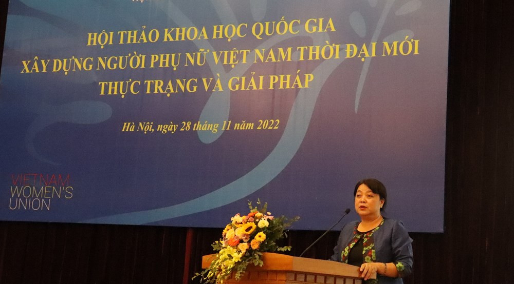 “Xây dựng người Phụ nữ Việt Nam thời đại mới” có tri thức, đạo đức, sức khỏe,  trách nhiệm với bản thân, gia đình, đất nước - ảnh 4