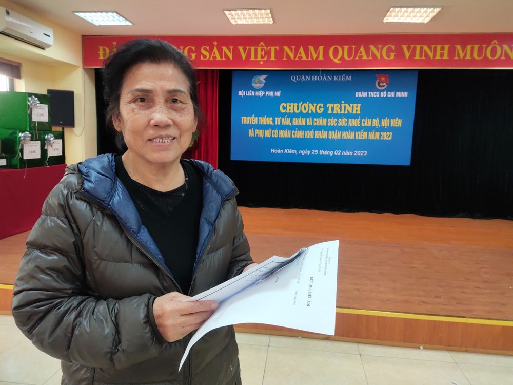 Quận Hoàn Kiếm: Khám và chăm sóc sức khỏe cho cán bộ, hội viên, phụ nữ có hoàn cảnh khó khăn và nữ lao động di cư - ảnh 7