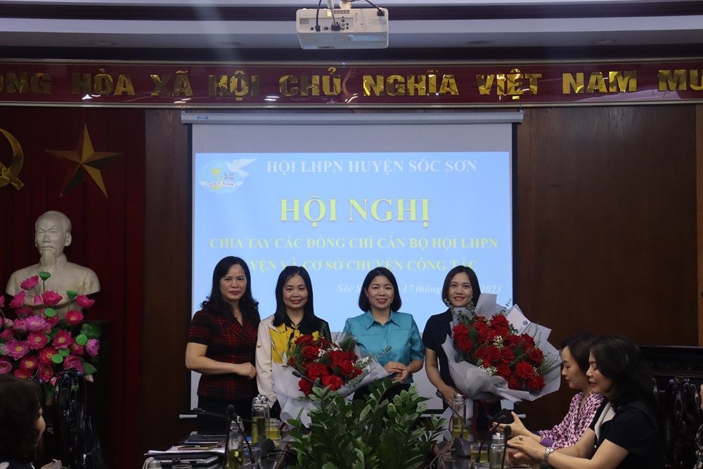 Sóc Sơn: Kiện toàn chức danh Chủ tịch Hội LHPN huyện khóa XI, nhiệm kỳ 2021-2026 - ảnh 9