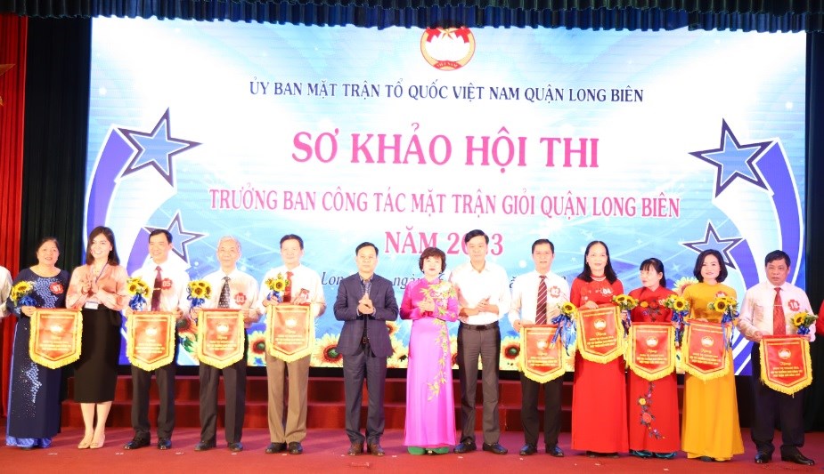 Quận Long Biên: Tổ chức thành công sơ khảo hội thi “Trưởng Ban công tác Mặt trận giỏi”  năm 2023 - ảnh 1