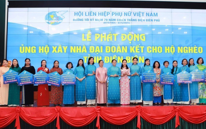 Hội LHPN Việt Nam phát động ủng hộ nhà đại đoàn kết hỗ trợ hộ nghèo tỉnh Điện Biên - ảnh 1