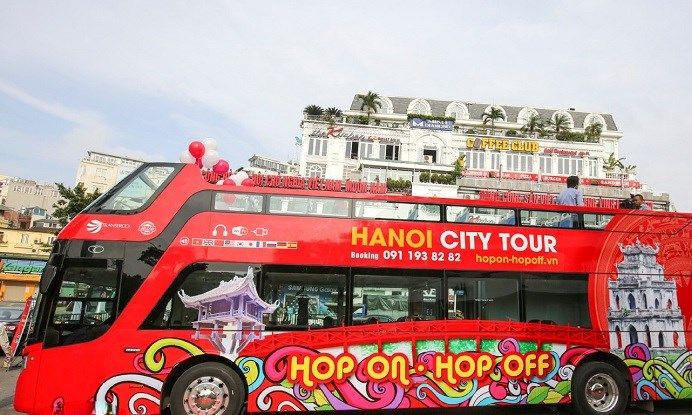 Hà Nội: Miễn phí vé xe buýt 2 tầng cho du khách tham quan Hà Nội trong dịp nghỉ lễ 2/9 - ảnh 1
