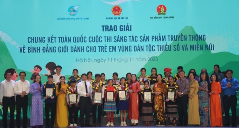 Hội LHPN Việt Nam: Lan tỏa các sáng kiến nâng cao nhận thức về bình đẳng giới cho trẻ em vùng đồng bào dân tộc thiểu số - ảnh 1